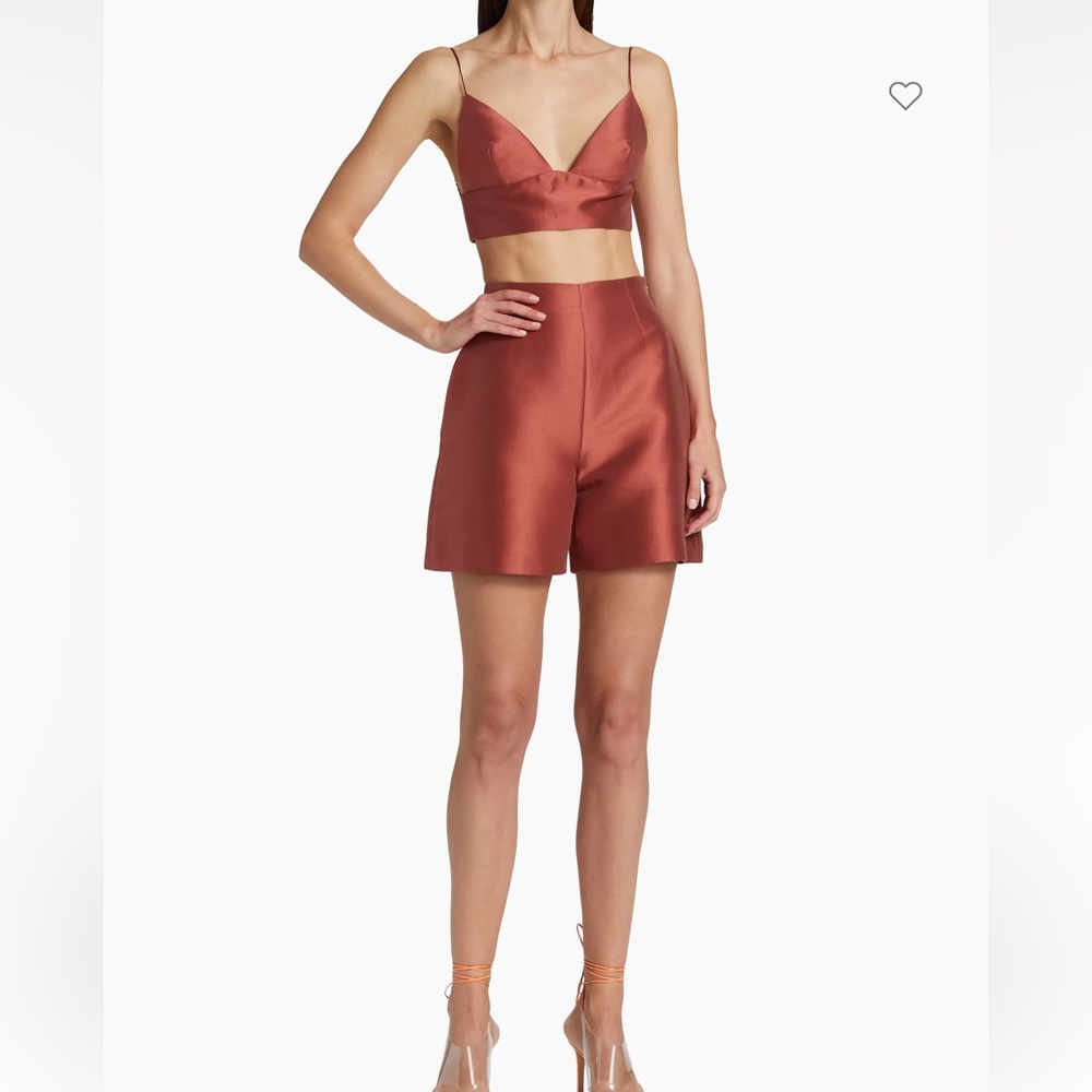Adam Lippes Silk-Wool Bralette Size 4